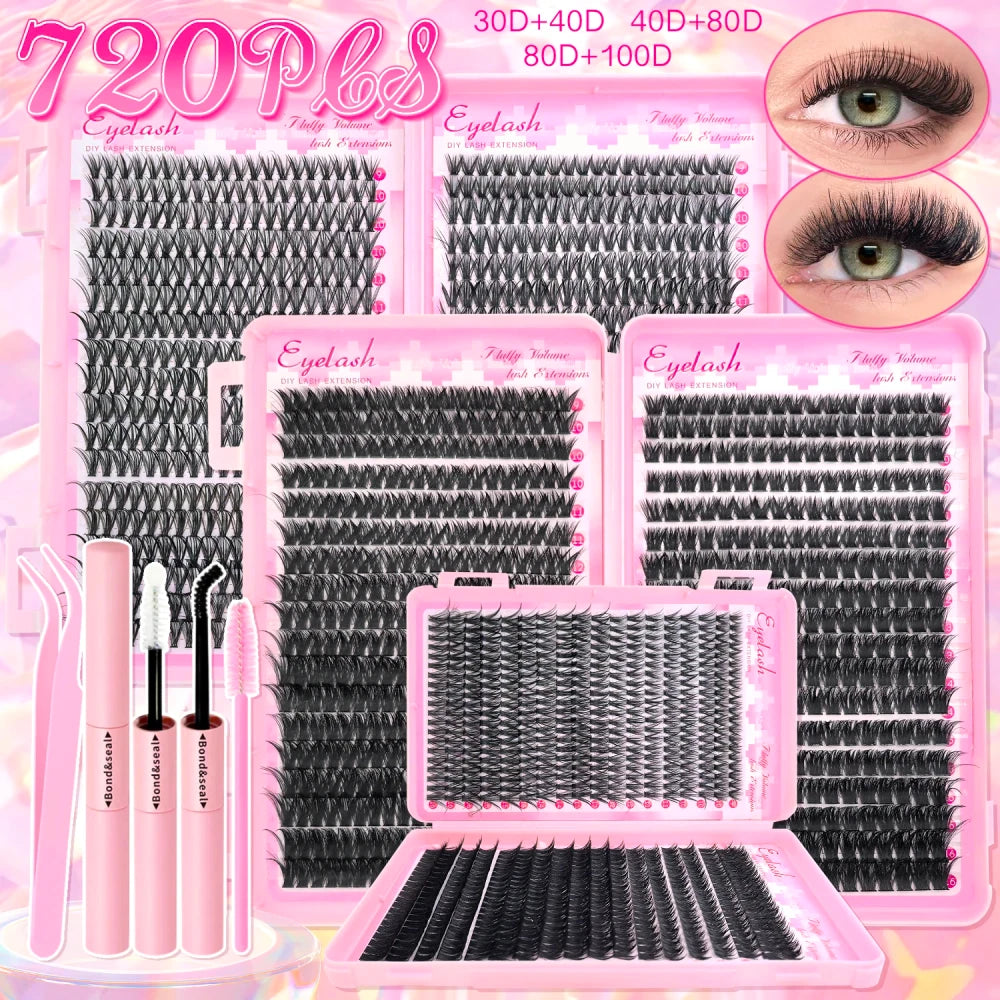 DIY Cluster Lash Kit